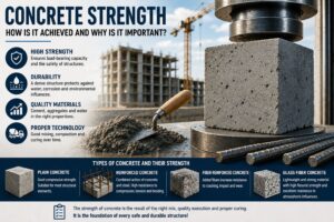 Concrete strength, how is it achieved 1