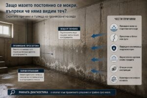 Защо мазето постоянно се мокри